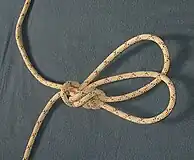 Tighten and dress the knot