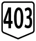 Route 403 shield