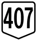 Route 407 shield