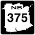 Route 375 marker