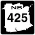 Route 425 marker