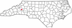 Location of Salem, North Carolina