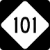 North Carolina Highway 101 marker