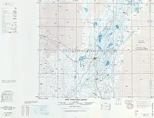 Map including Poskam (labeled as ZEPU TSE-P'U) (DMA, 1980)