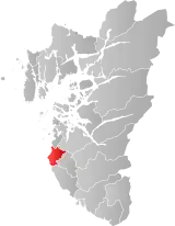 Klepp within Rogaland