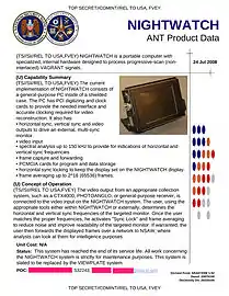 NIGHTWATCH – Device for reconstruction of signals belonging to target systems