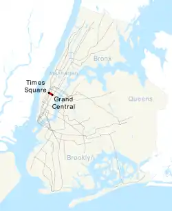 Map of the "S" train