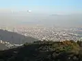 Osaka metropolitan area from the top of Mount Nagamine (11/2008)