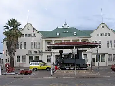 No. 154A plinthed at Windhoek Station, 2006