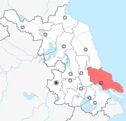 Nantong in Jiangsu