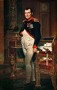 Napoleon in his study at the Tuileries