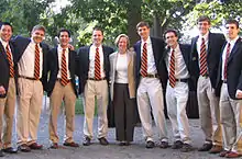 The Nassoons with University President Shirley Tilghman.