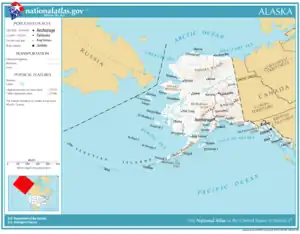 Location of the Diocese of Alaska