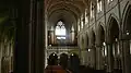 A view of the nave taken from one of the transepts