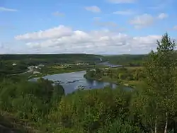 View of the village