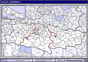 Map of Palpa District