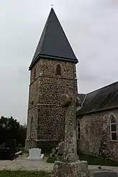 The church in Neuville-en-Beaumont