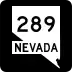 State Route 289 marker