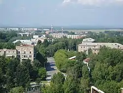 View of the town from the Leaning Tower of Nevyansk