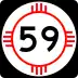 State Road 59 marker