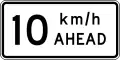 (TW-1B3(10) Road works speed limit ahead - 10 km/h