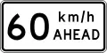 (TW-1B3(60) Road works speed limit ahead - 60 km/h