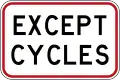 (R3-5.2) Except Cycles