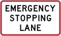 (R4-12.2) Emergency Stopping Lane