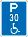 (R6-55.2) Disabled Parking: Time Limit