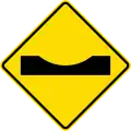 (W14-3) Road dip (1987–2016)