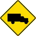 (W18-4/PW-50) Watch for trucks