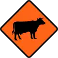 (TW-6) Watch for large animals (cattle)