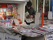 Image 45Newspaper vendor, Paddington, London, February 2005 (from Newspaper)