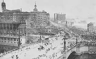 Nihonbashi after Great Kanto Earthquake, 1 September 1923