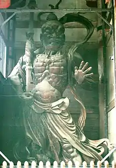 Nio guardian in Tōdai-ji, by Unkei, 1203