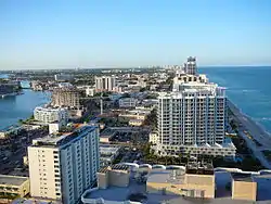 Most of the North Beach area as seen from the Akoya Condominiums facing north, 2008