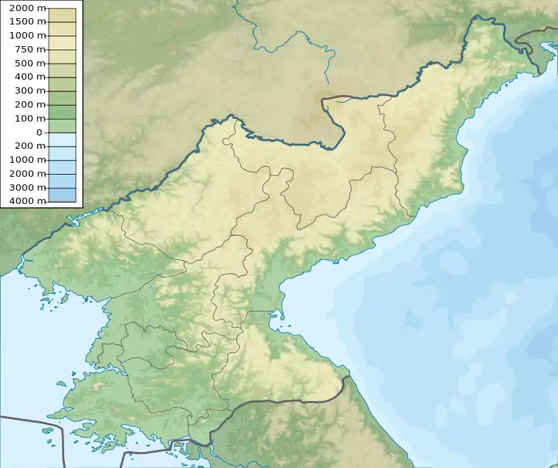 Taepukpori is located in North Korea