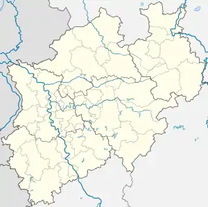 Duisburg  is located in North Rhine-Westphalia