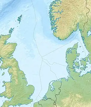 Beryl oil field is located in North Sea