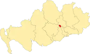 Location of the ward