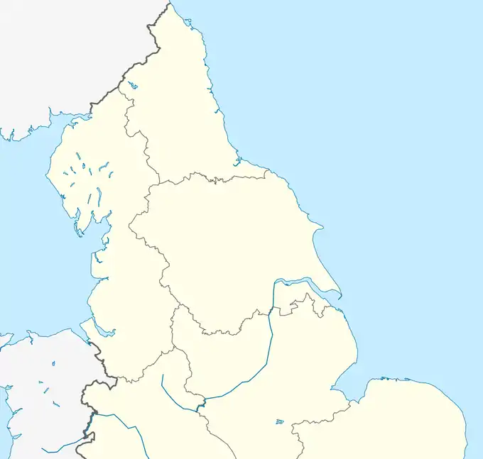 Super League XXII is located in Northern England