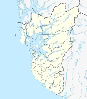 Gandsfjorden is located in Rogaland