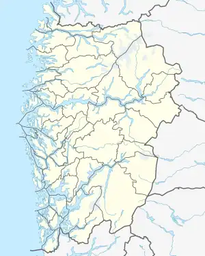 Torfinnsvatnet is located in Vestland