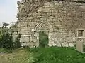 Noughaval medieval church, entrance