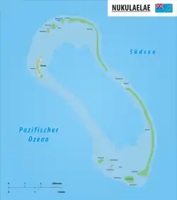 Map of the atoll