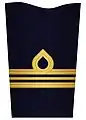 Sleeve insignia on innerkavaj m/48 ("inner jacket m/48") for a major.(2003–present)