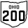 State Route 200 marker