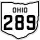 State Route 289 marker