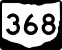 State Route 368 marker