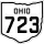 State Route 723 marker